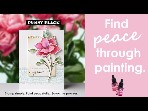 Penny Black Round Brush Set 14-001 video