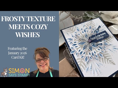 Simon Says Stamp Stencils and Dies Crystal Snowflake set1133cs Heart to Heart