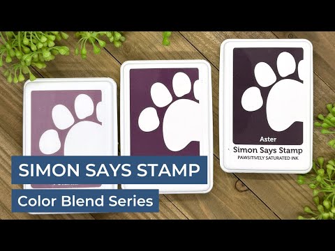 Simon Says Stamp Pawsitively Saturated Ink and Re-inker Set Petunia