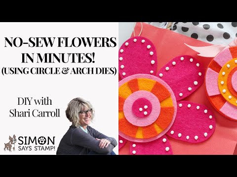 Surebonder High Temp Glue Gun For A Stronger Bond H-270 No-Sew Felt Flowers Video