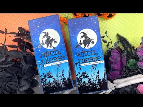 CZ Design Wafer Dies WITCH PLEASE WORDS czd173
