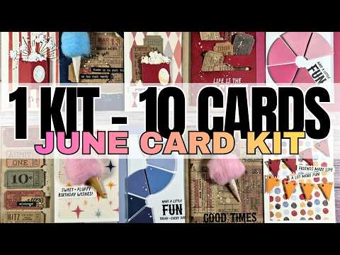 Simon Says Stamp Ephemera Slots Wafer Die 1694sd 1 kit - 10 cards | SSS June 2026 Card Kit Vicky Papaioannou