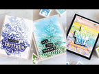 Simon Says Stamp Embossing Folder and Dies Darcy Bouquet sfd318 Just a Note