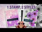 CZ Design Clear Stamps Bereavement Thank Yous cz3101c In My Heart 1 stamp, 2 completely different cards 