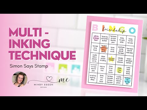 CZ Design Stamps And Dies Friendship Bingo