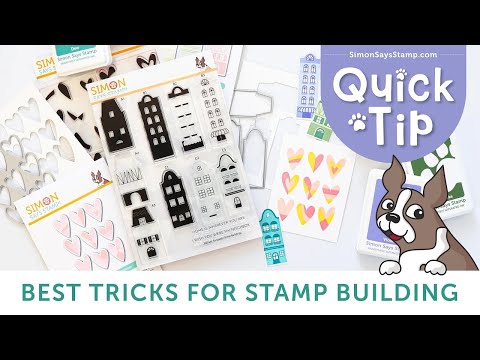 Simon Says Stamps and Dies Printmaking Hearts
