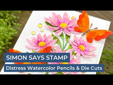 Simon Says Stamp Embossing Folder Streaming sf406 Be Bold