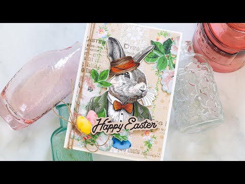 Tim Holtz Mr. Rabbit Stamps with Simon Says Stamp Dies Bundle setmr24