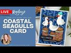 Simon Says Stamp Weathered Pilings Wafer Dies s1166 Shine On Create a Coastal Seagull Card | Simon Says Stamp Shine On Release Nichol Spohr
