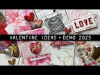 Tim Holtz Distress Mini Ink Pad Picked Raspberry Ranger TDP40088 Valentine Ideas Video