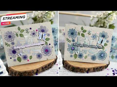 Simon Says Stamps and Dies Rainbows and Butterflies set793rb Sunny Vibes