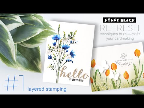 Penny Black Looking Up Clear Stamps 31-144 video