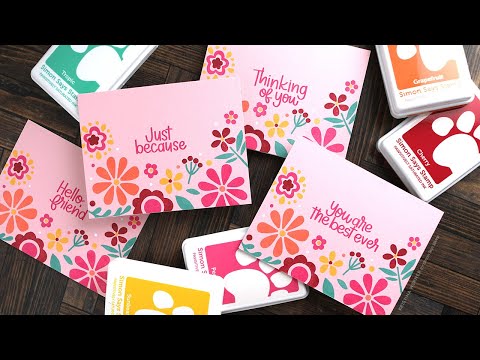 Simon Says Clear Stamps Flower Happy sss202634c