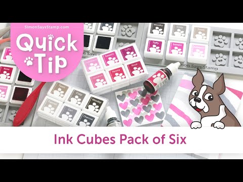 Simon Says Stamp Pawsitively Saturated Ink Cubes Gray Skies Cubes ssc600
