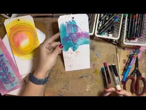 Dina Wakley Ranger Scribble Sticks 2 Media mda60161 Technique Video