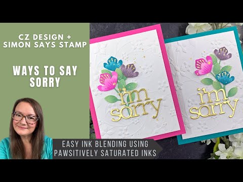 CZ Design Stamps and Dies I'm Sorry Bundle set923is To Be Loved