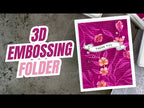 Simon Says Stamps and Dies Banner Greetings set984bg Moments in Time Transform Your 3D Embossing Folders Using Ink Pads | Stunning Results! Mindy Eggen