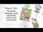 Honey Bee Vintage Flora Clear Stamps hbst-526 Tropical Thank You Video