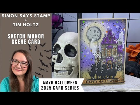 Tim Holtz Sketch Manor Stamps with Simon Says Stamp Dies Bundle setsm25