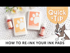 Simon Says Stamp Pawsitively Saturated Ink Cubes Yellow Sunrises and Re-Inkers ink622set Shine On Quick Tip: How to Re ink Your Ink Pads