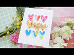 Simon Says Stamps and Dies Printmaking Hearts