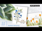 Penny Black Slender Tulips Cling Stamps 40-955 video