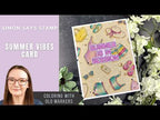 Simon Says Clear Stamps Bring On the Sun 2436ssc Shine On Coloring with OLO Markers
