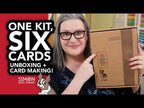 Simon Says Stamps and Dies Prize Ribbon Sentiments set1251pr Simon Says Stamp Unboxing | Making Cards With This Kit Cathy Zielske