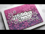 Simon Says Stamp Embossing Folder Snowflake Visions sf252