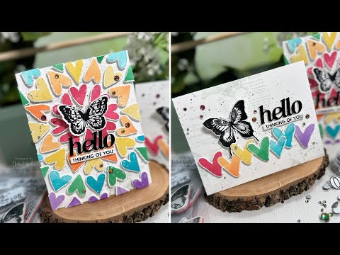 Tim Holtz Watercolor Stamps with Simon Says Stamp Dies Bundle setwc24