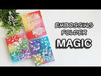 Simon Says Stamp Embossing Folder and Cutting Dies Butterfly Escapade sfd582 In My Heart Embossing Folder Technique for Cardmaking | Distress Oxide Ink and Heat Embossing Sandi MacIver