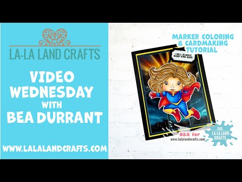 La-La Land Crafts Flying Superhero Luka and Marci Cling Stamp Set video
