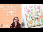 CZ Design Clear Stamps Thanks Mom cz3104c In My Heart Quick & Beautiful Mother’s Day Card Idea (So Easy!) Cathy Zielske