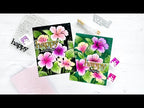 Simon Says Stamp Embossing Folder Hibiscus Cluster sf356