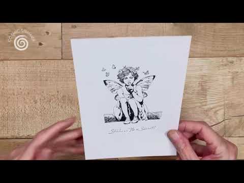 Cosmic Shimmer Secret Cling Stamps 07-0081-as video