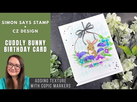 Simon Says Stamp Cuddly Bunny Wafer Dies s1000 Rain or Shine
