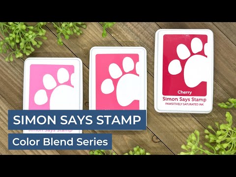 Simon Says Stamp Pawsitively Saturated Ink Pad CHERRY ssk033