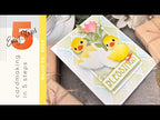 Simon Says Stamp Darling Duckling Wafer Dies s1023 Rain or Shine