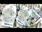 Tim Holtz Distress Mini Ink Pad STORMY SKY Ranger TDP40217 Courage Tag Video
