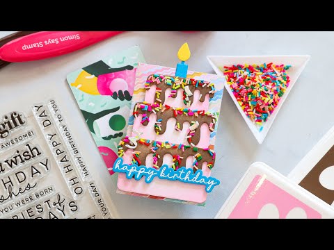 Art Impressions Birthday Cake Envelope Gift Card Holder Bundle Video Tutorial