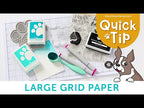 Simon Says Stamp LARGE GRID PAPER Pack Pad SGRID1
