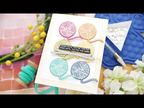 Simon Says Clear Stamps Yarn Love sss202681c Beautiful Days
