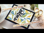 Simon Says Clear Stamp Organic Leaves 1047ms Celebrate