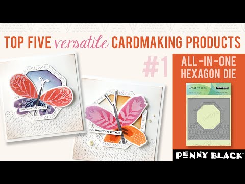Penny Black Aerial Cut Outs Coordinating Thin Metal Creative Die 51-811 video