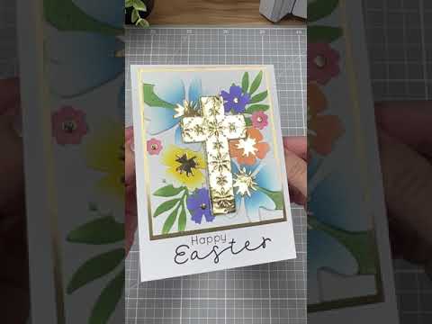CZ Design Wafer Dies Inlaid Cross czd84