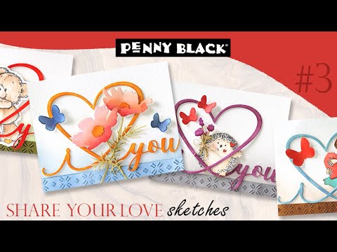 Penny Black Dashed Design Embossing Folder 65-001 video