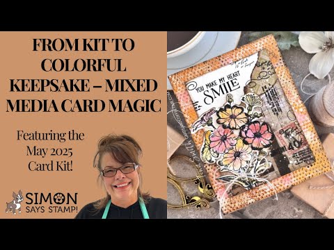 Simon Says Stamp Card Kit of the Month May 2025 Beautiful and Curious ck0525 *
