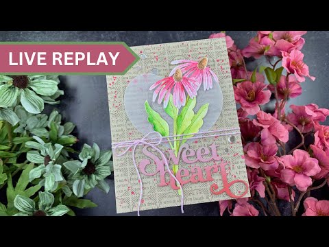 Tim Holtz Palette Ranger tac58526 Painting With Watercolor Pencils Video