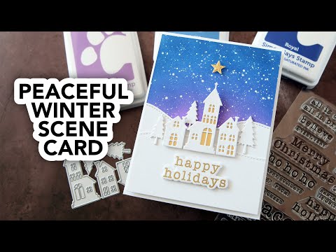 CZ Design Winter Village Wafer Dies czd217 Season Of Wonder