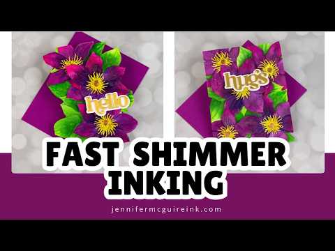 Tim Holtz Distress Ink Pad Seedless Preserves Ranger TIM32847 Clematis Cards Video